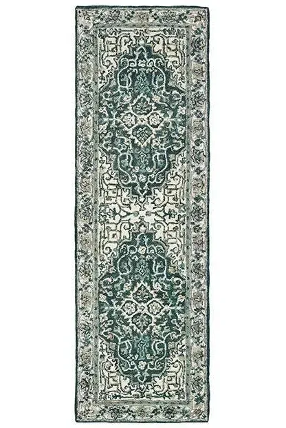Zahra 75506 Grey/Blue Rug